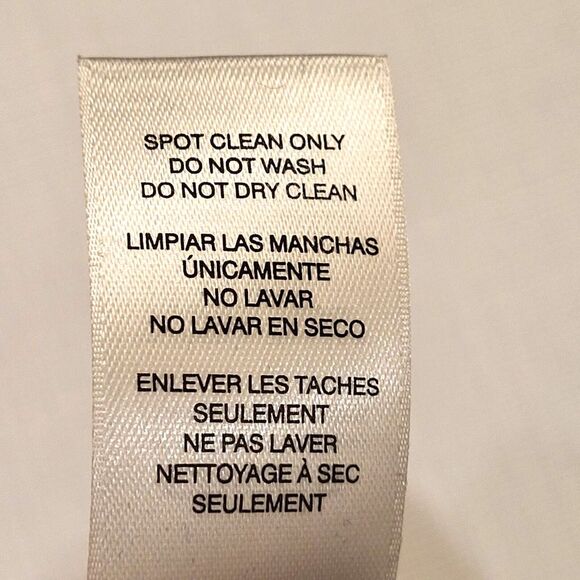 Chico's Woman's Classic Fedora Hat Dark Blue 100% Wool Tan & Gold Trim ~7.5 in - Picture 11 of 11